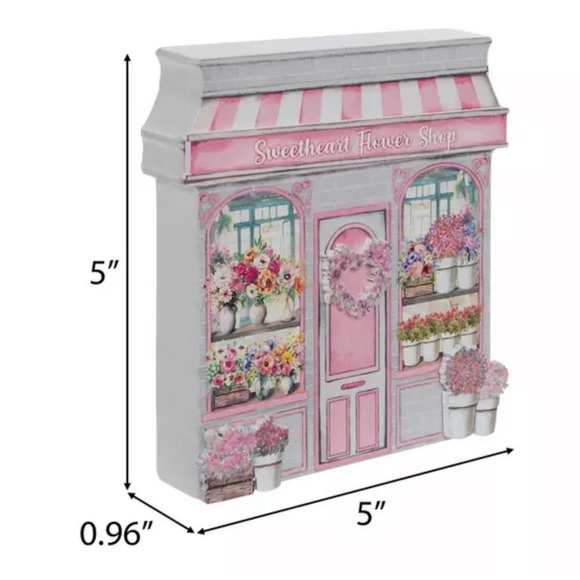 Other - ❤️Sweetheart Flower Shop Wall Decor - Pink and White valentines